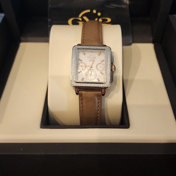 GV2 BY GEVRIL Bari Multi White Mother of Pearl Dial Ladies Watch Item No. 9214. - Picture 3 of 14